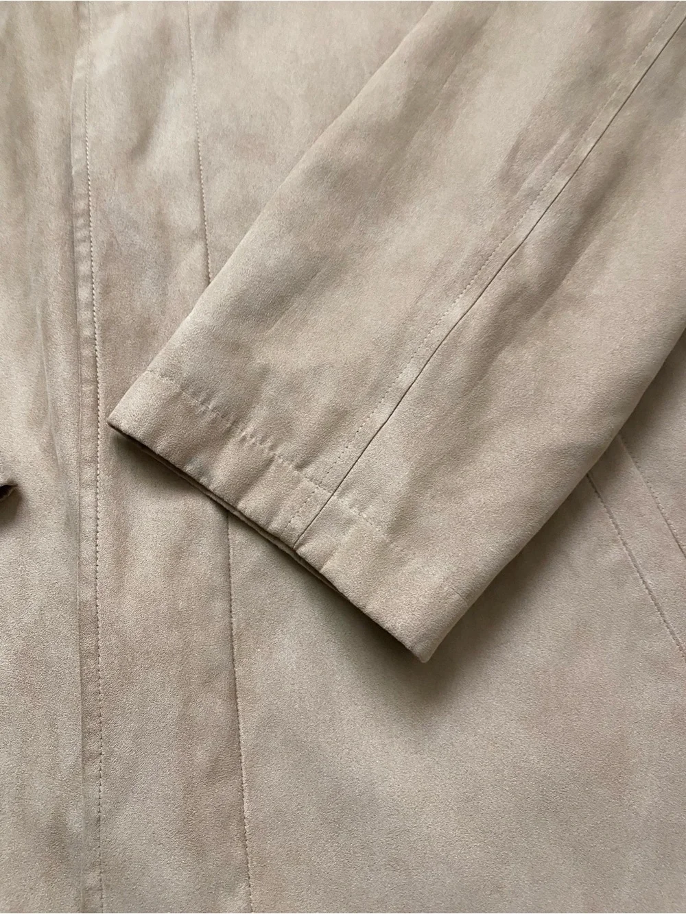 WEATHERPROOF | Waterproof Raincoat Faux Suede Jacket Trench Coat Small